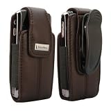 Blackberry OEM Lambskin Leather Holster with Swivel Belt Clip - Burnt Sienna Red - for Blackberry...