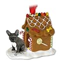 French Bulldog Gingerbread House Ornament