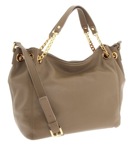 MICHAEL Michael Kors Jet Set Chain Shoulder Leather Tote DARK DUNE