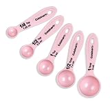 Cuisinart 5 Piece Measuring Spoon Set, Pink
