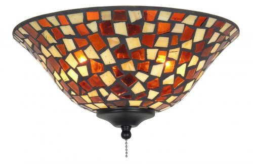 Fanimation G426 Amber/Brown Mosaic Glass Bowl