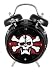 skull & crossbones PIRATE Sound & Light Alarm Clock