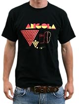 cored SG15 Herren T-Shirt TOCOA // Angola, Real Black, S, Ang_S