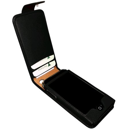 Piel Frama Apple iPhone 3G 3GS Leather Case Snap Closure (Black)