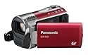 Panasonic SDR-S50EG-R Camcorder (SD Kartenslots, 78-fach optisher Zoom, 6.9 cm Display, Bildstabilisator, USB 2.0) rot