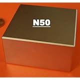 Neodymium Magnets N50 2 x 2 x 1 Block - 1 Piece