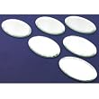 6 Oval Mirrors Jewelry Showcase Display