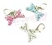 Pet Charms - Dog Charms - collar charms - pink crystal bones pet charm
