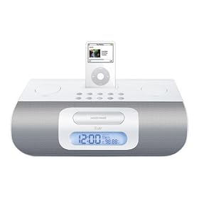 iLuv I177 Stereo Audio Dual Alarm Clock - White