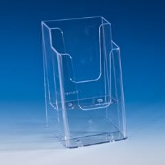 VITAdisplays� Flyerst�nder DINlang / DIN A6 (Postkarte) / 2 Etagen, Transparent (NE-120)