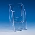 VITAdisplays� Flyerst�nder DINlang / DIN A6 (Postkarte) / 2 Etagen, Transparent (NE-120)