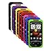 Nine Silicone Cases / Skins / Covers for HTC Droid Incredible ADR6300 - Black, White, Purple, Yellow, Orange, Red, Hot Pink, Blue, Green