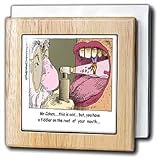 Review 3dRose LLC  / Fiddler On The Roof Of Your Mouth - 6 Inch Tile Napkin Holder