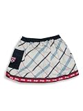 Regatta - Toddler Girls Plaid Twill Skirt, Cream, Red, Navy