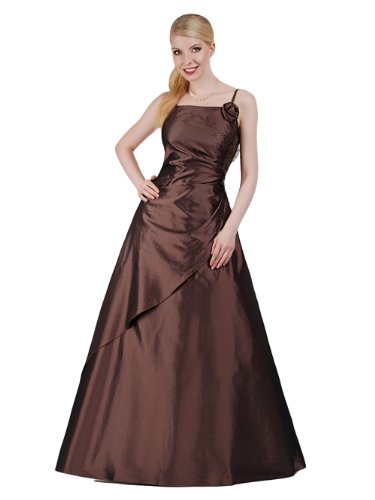 Envie/Paris – 1009 SOPHIA Abendkleid Ballkleid 1-teilig in Braun Gr. 40/ 144 cm
