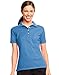 Hanes X-Temp  Women's Polo Neon Blue Heather  Medium