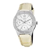 Casio Women's LTP2069L-7A1V Calendar Sub-dials Silver-Tone Analog Quartz Watch