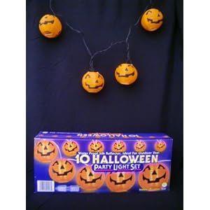 10 Light 10 Silk Pumpkin Reflectors Set by 