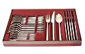 24 Piece cutlery set with satin finish