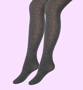 3 Pairs of Plain Stretch School Tights