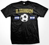 El Salvador Flags International Soccer Mens T-shirt, Salvadorian National Pride Men's Shirt
