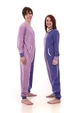 Funzee adult onesie Blues style, One piece pyjamas, All-in-One Bodysuit or Babygrow in sizes Petite to XXLarge
