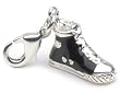 Clipart Charms Chucks Sportschuh versilbert