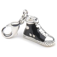 Clipart Charms Chucks Sportschuh versilbert