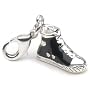 Clipart Charms Chucks Sportschuh versilbert