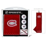 Montreal Canadiens NHL Embroidered Towel Golf Ball 12 Golf Tee Gift Set