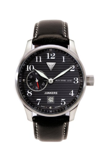 Junkers Herrenuhr 6638-2 Handaufzug Serie Iron Annie JU52