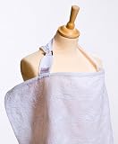 EMBROIDERED WHITE Breast Feeding Cover - Discrete feeding anywhere!