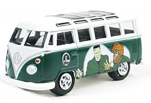 NEW 1:64 Volkswagen Green With Figures Print Diecast Car Model Collection Toy Gift