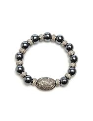 Sterling Silver 8.13ct Diamond Cord Bracelet Fashion Jewelry