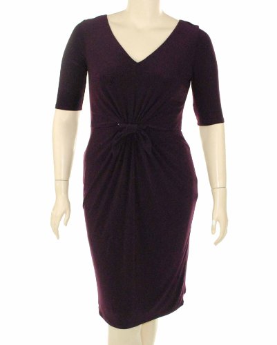 Lauren Ralph Lauren V-Neck Jersey Dress