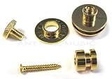 Mighty Mite Pro Strap Locks - Dunlop Compatible - Gold