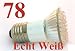 78 LED Strahler E27 Echt Weiss Spot Leuchtmittel JDR E-27 230V Tageslicht