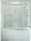KOHLER K-704414-L-ABV Devonshire Bypass Shower Door, Anodized Brushed Bronze
