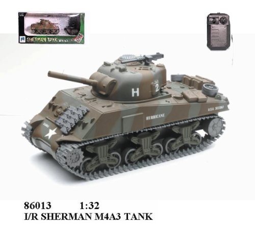 Sherman M4A3 RC Tank Infra-red Remote Control