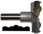 Magnate 8017A Rosette Carbide Tipped Cutter - 2-5/8" Cutting Diameter; 1/2" Shank Diameter