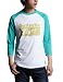 (オニツカタイガー)Onitsuka Tiger 3/4 SLEEVE T-SHIRT OKT359 0182 White/Turquoise L