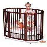 Sleepi Crib Without Mattress in Walnut