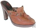 Cole Haan G Series Nike Air Buckingham Women's High Heel Leather Clog