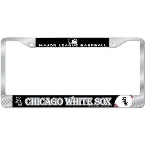 Chicago White Sox MLB Chrome License Plate Frame