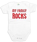 from Chameleon Clothing Chameleon KIDS My Family Rocks 29528 Baby Bodysuit 0-3 months