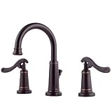 Price Pfister Ashfield Widespread Arc Lavatory Faucet with Pop-Up, Tuscan Bronze, #049-YP0Y