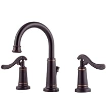 Price Pfister 049-YP0Y Ashfield Widespread Arc Lavatory Faucet with Pop-Up, Tuscan Bronze