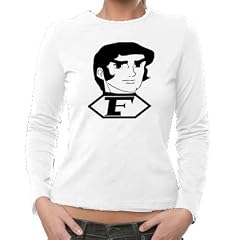 Captain Future Bild Girlie Langarm T-Shirt XS-XL div. Farben