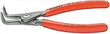 KNIPEX(クニペックス):軸用精密スナップリングプライヤー 曲(SB) 4921-A21