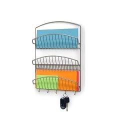 Wall Mount Letter Holder - Chrome
